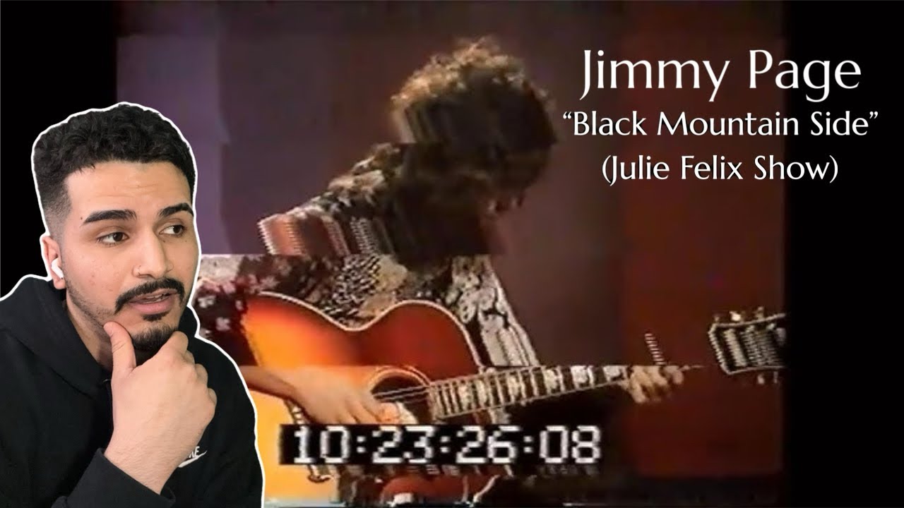 Reacting to Jimmy Page - Black Mountain Side (Julie Felix Show)