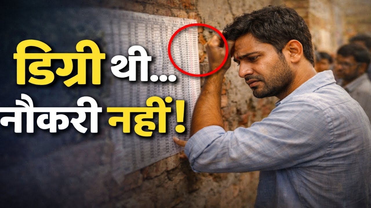 डिग्री थी… नौकरी नहीं थी! 😭 | बेरोज़गारी की सच्ची कहानी | Hindi Motivational Story ।