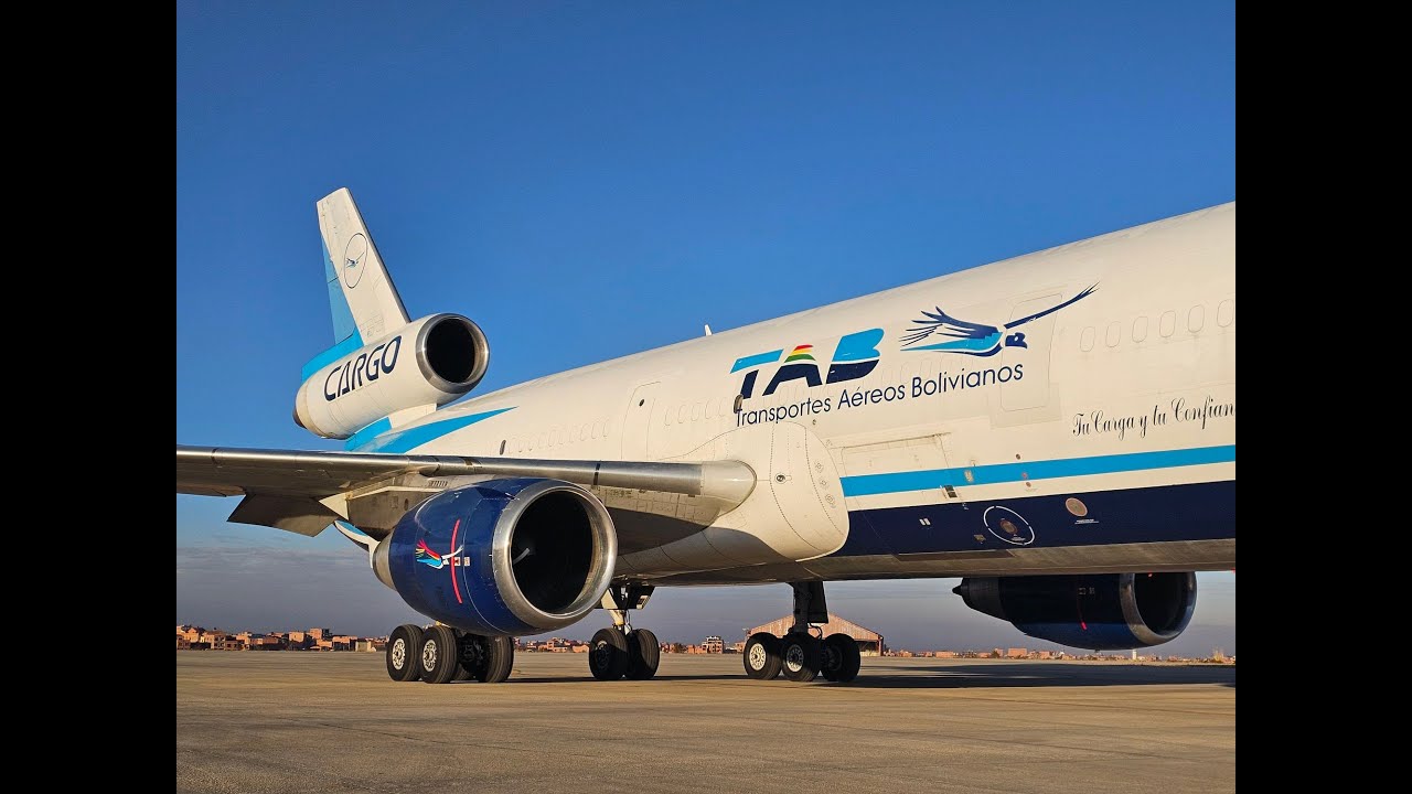 TAB Cargo MD-10-30(F) - Flight from La Paz El Alto (LPB) to Santa Cruz Viru Viru (VVI), Bolivia