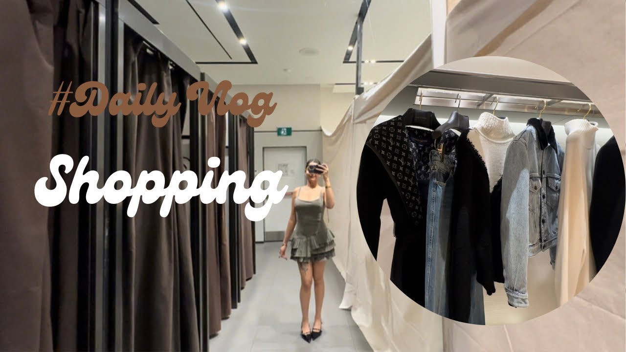 SHOPPING VLOG🛍️ #asthetic #cynical #shootday #vlog #minivlog #fashion ...