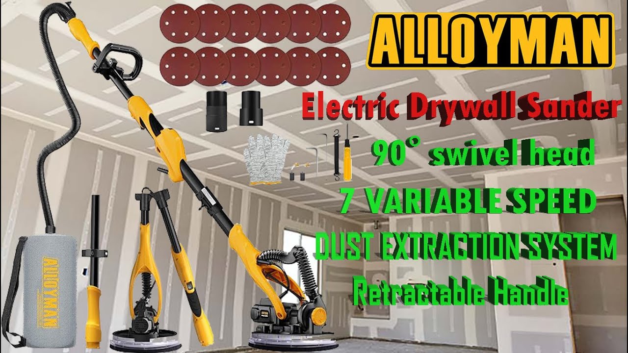 Alloyman Electric Drywall Sander YouTube
