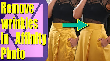 How to remove wrinkles from clothes in Affinity Photo