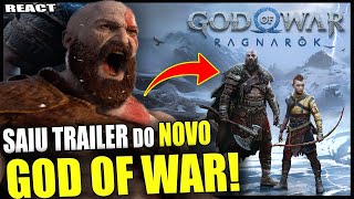 KRATOS VOLTOU! TRAILER DE GOD OF WAR: RAGNAROK!  - React e Primeira Análise!