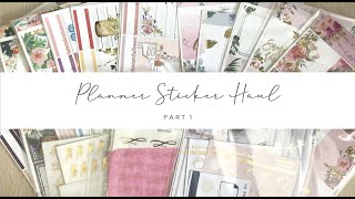 Planner Sticker Haul Pt. 1 | Sweet Bella xoxo, Planning Roses, Harriet Wright Designs, and more!