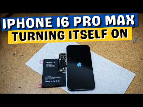 Stuck on Apple Logo iPhone 16 Pro max