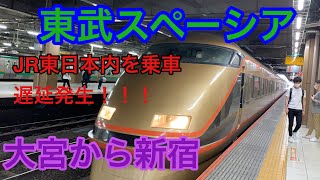 [鉄道] JR線内の東武線のスペーシア号に乗ってみた。