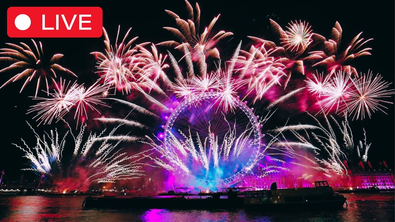 ⁣LIVE: New Year Fireworks Around the World 🎆 Happy New Year 2024 🎉 New Years Eve Fireworks Show