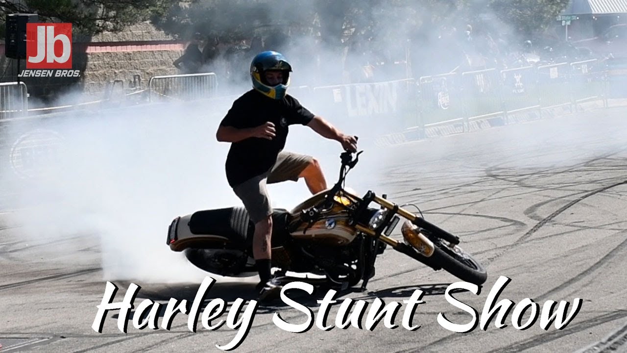 Harley Davidson Burnouts, Doughnuts, & Wheelies [2021]