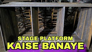 Stage Platform Kaise Banaye 31 Ka Pipe Se