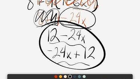 Combining Like Terms with Distribution