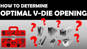 Optimal V-Die Selection Formula for Sheet Metal Air Bending