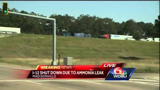 Officials say ammonia levels are beginning to drop after leak at plant
