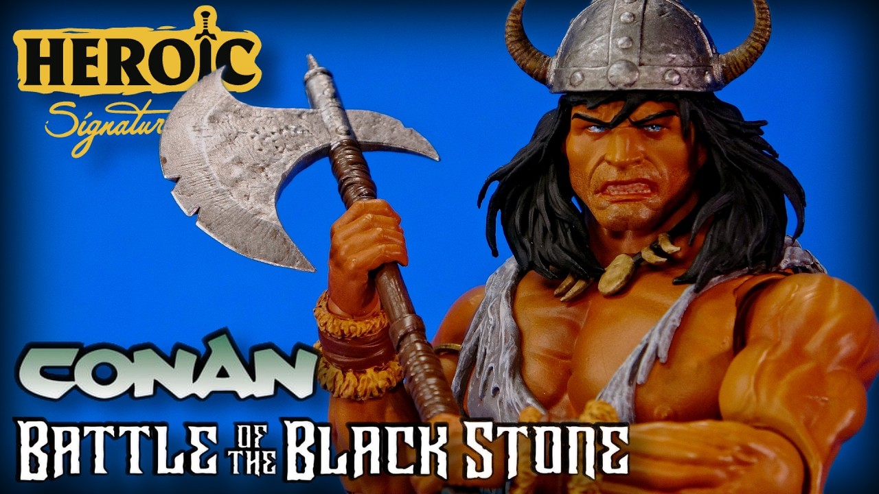 Conan Battle of the Black Stone Heroic Signatures Titan Comics Action Figure Overview