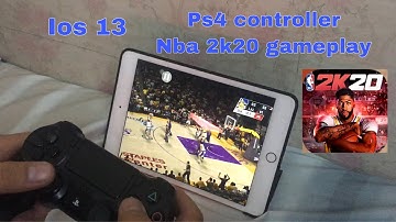 Nba 2k20 gameplay using ps4 controller(ios 13)