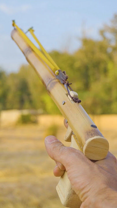 Bamboo Gun Slingshot Craft