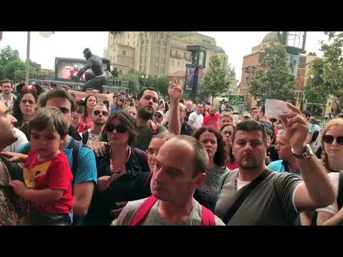 Disneyland Paris: Marvel: Super Heroes United breaks down - YouTube