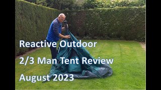Reactive Outdoor 2/3 Man Ten Review #2 for Motorcycle Motorbike touring