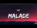 Oly   malade lyrics