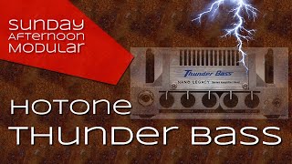 Modular Synthesizer through Hotone Thunder Bass Resimi