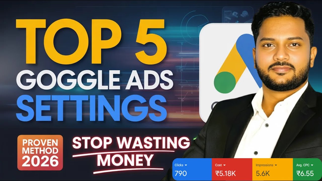 Top 5 Google Search Ads Settings That Instantly Increase CTR 🚀| Google Search Ads Optimization 2026