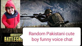 Stani Cute Boy Funny Voice Chat Pubgmobile