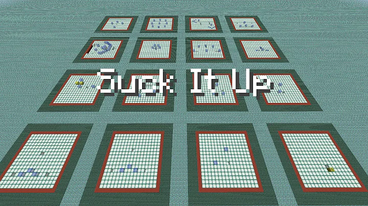 "Suck It Up" -- Minecraft Puzzle Map