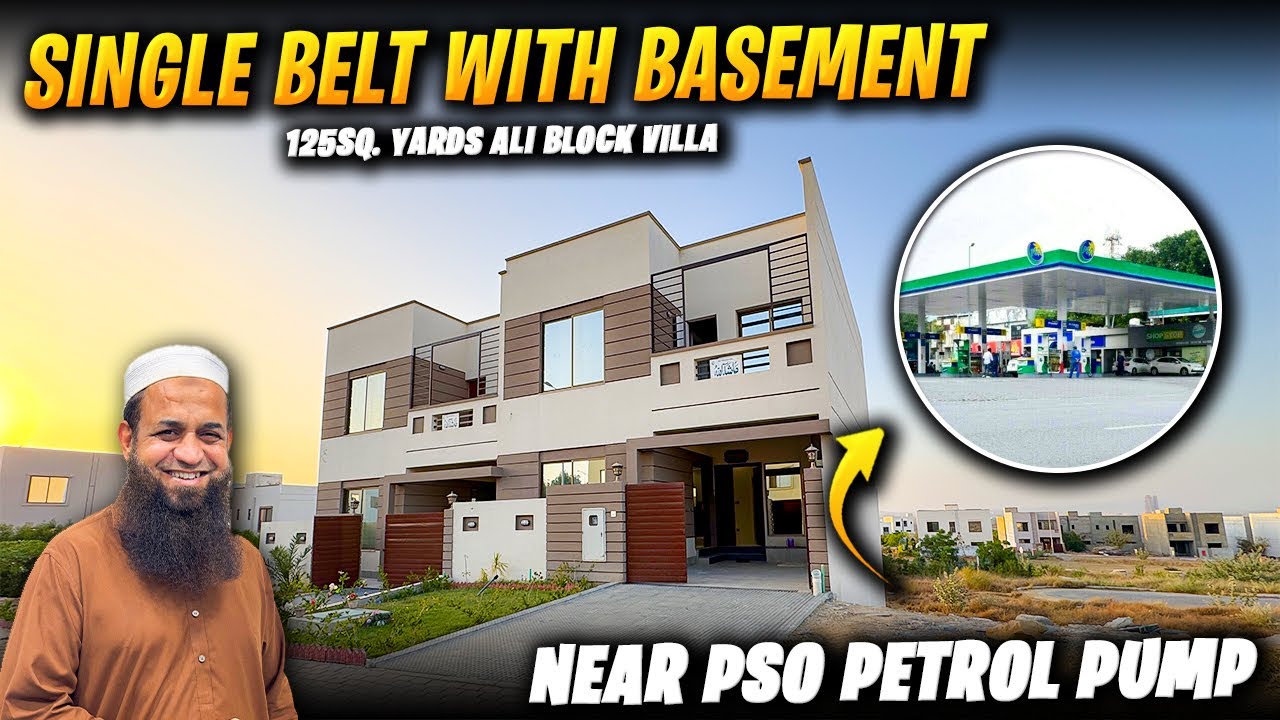🏡 125 Sq. Yards Villa with Basement in Ali Block Bahria Town Karachi | Prime Location 🔥💎