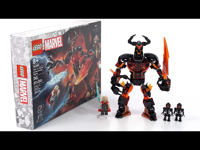 ロボット WORK SHOP CAST FSS CLOUD SCHATZI LEGO Marvel Thor vs. Surtur Construction Figure 76289 real review