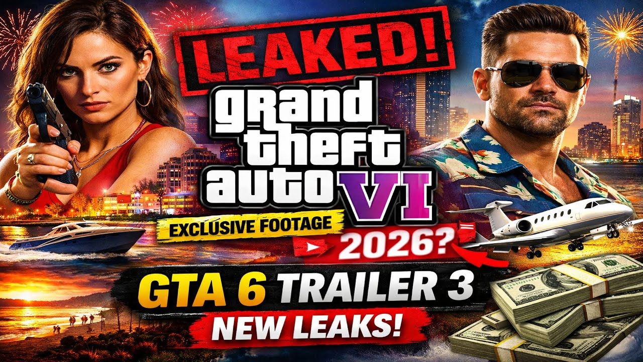GTA 6 Trailer 3 Leaked Massive 2026 Leaks Exposed YouTube 