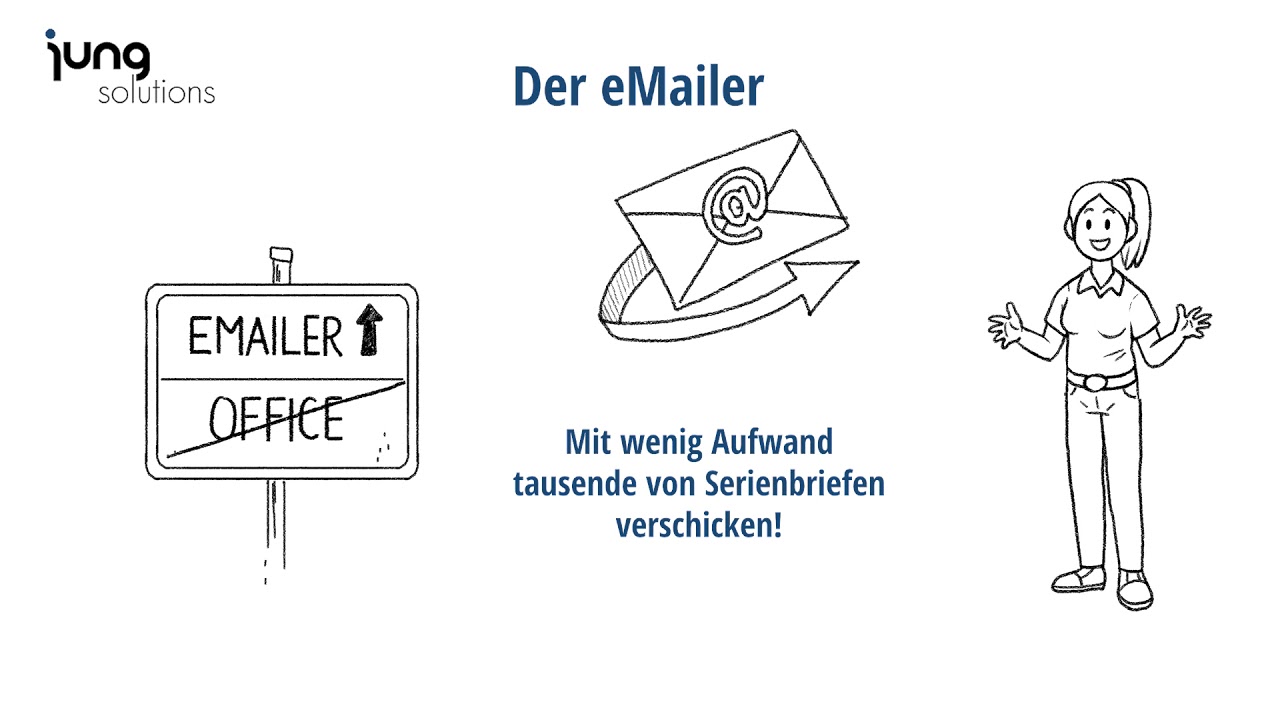 Jung solutions präsentiert: Serienbriefe als individuelle Emails automatisiert versenden