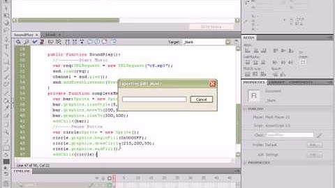 Add Sound to Flash AS3 p2 of 3