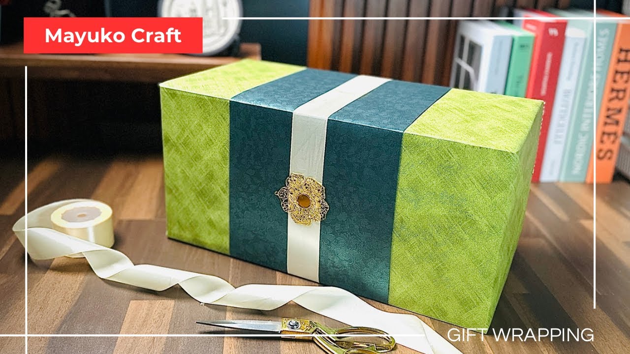 Luxury Gift Wrapping ASMR | No Talking, No Music | Elegant DIY Tutorial