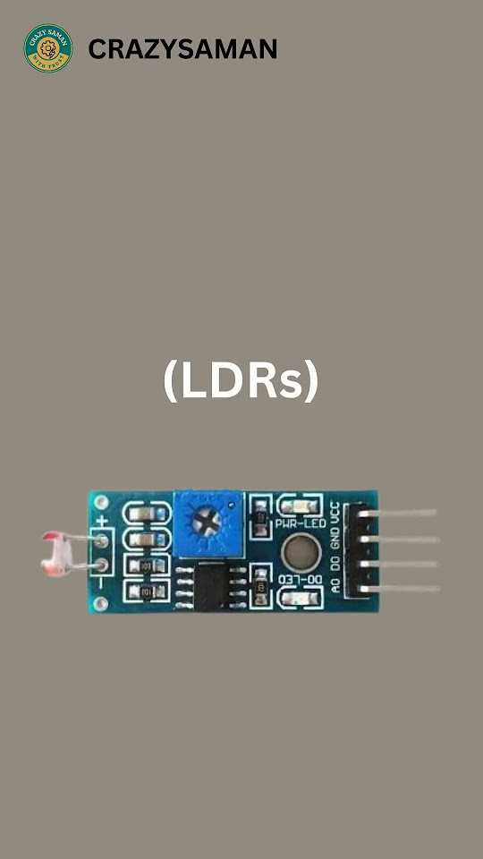 LM393 LDR Light Sensor | Light Dependent Resistor | Photosensitive ...