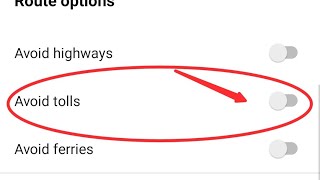 How to avoid tolls in Map  , Map me tolls kaise avoid kare screenshot 4