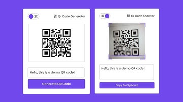 Build a QR Code Generator & Scanner in HTML CSS & JavaScript | Code With Harsh