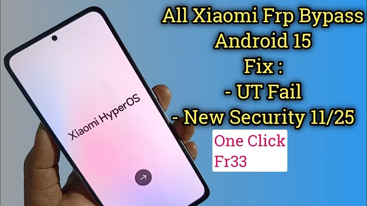 All Xiaomi Redmi Hyperos 2.0 Frp Bypass Android 15