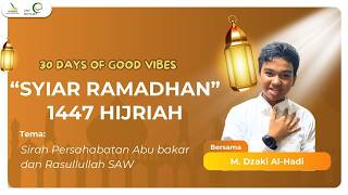 M Dzaki Alhadi  Sirah Persahabatan Abu Bakar Dan Nabi Muhammad Saw