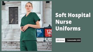 Soft Hospital Nurse Uniforms Medical Scrub Sets for Women #scrubs #nurse screenshot 4