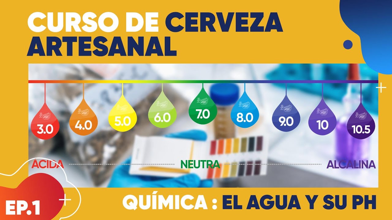 CURSO DE QUÍMICA EN LA CERVEZA ARTESANAL: EL AGUA Y SU PH 🧪 - YouTube