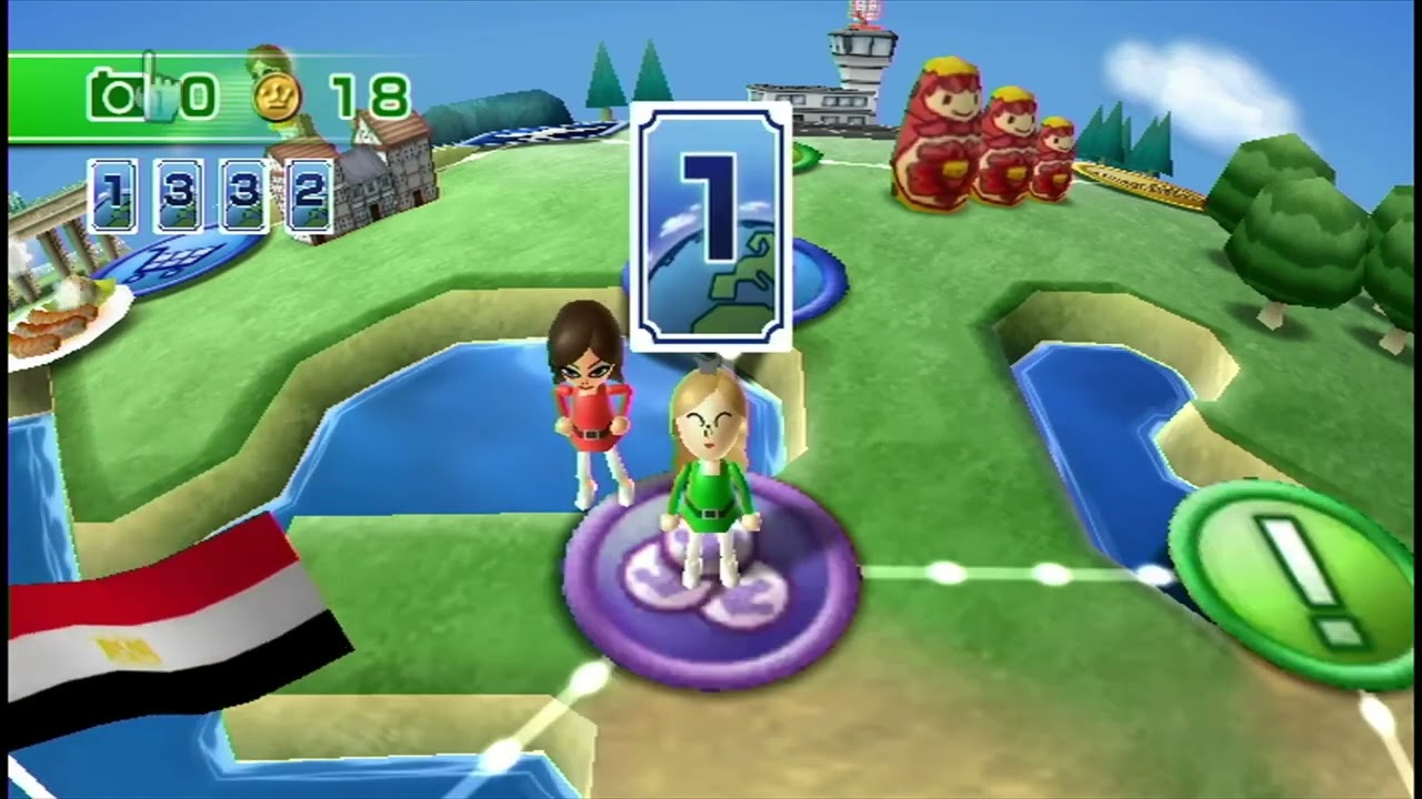 Wii Party Globe Trot - Peach vs Pauline vs Rosalina vs Daisy