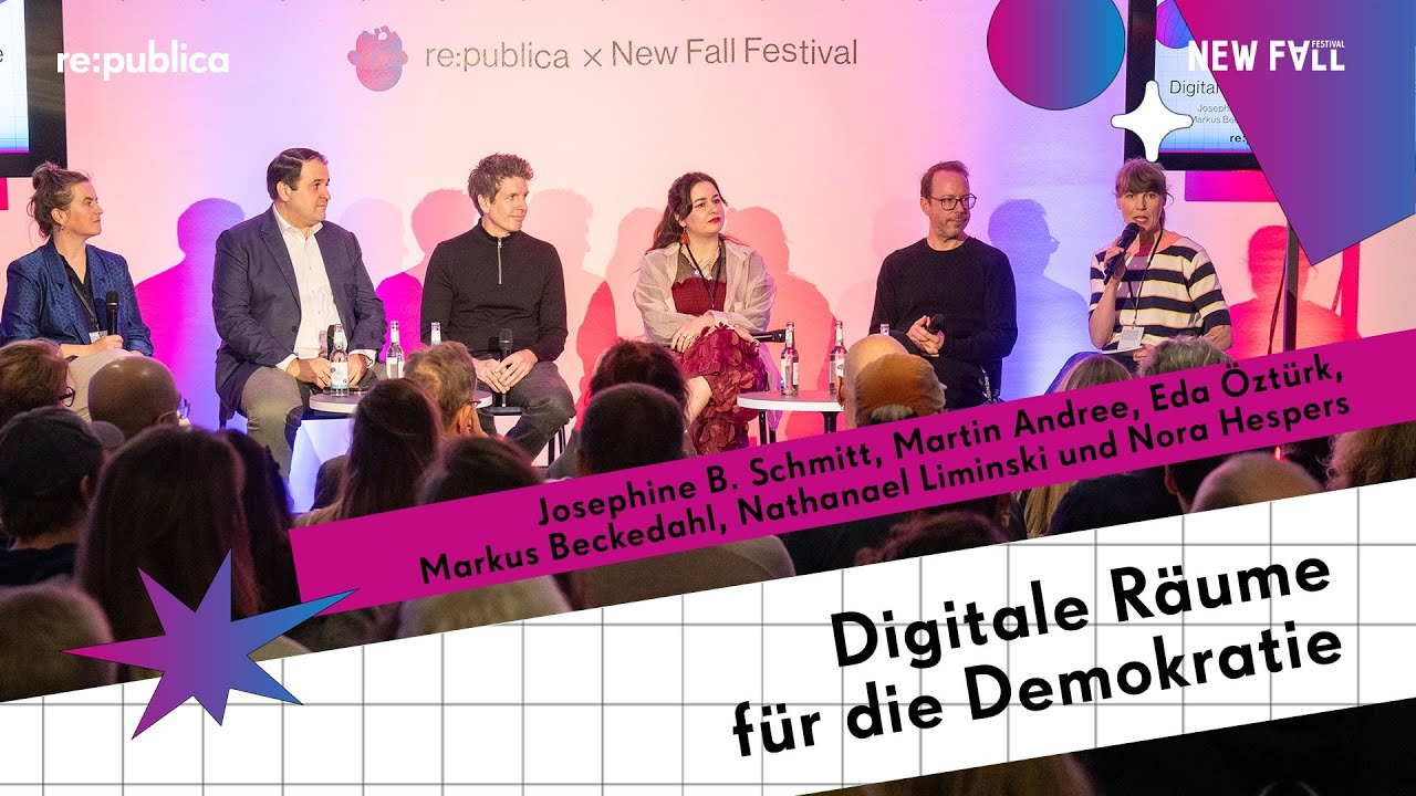 re:publica x New Fall Festival 2025: Digitale Räume für Demokratie