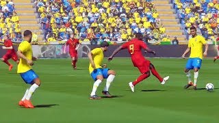 Brasil X Bélgica: Copa do Mundo Rússia - Pro Evolution Soccer 2018 (PES 2018)