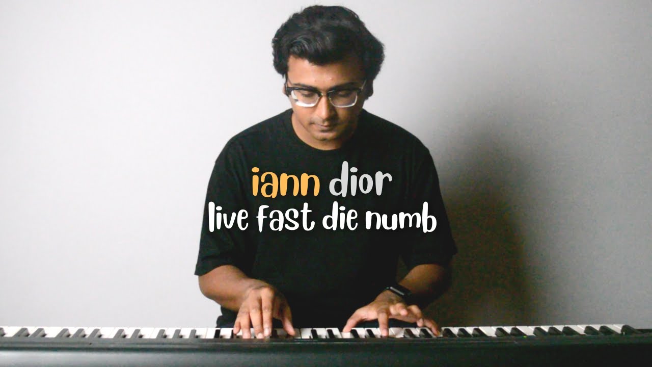 iann dior - Live Fast Die Numb (AMAZING PIANO COVER)