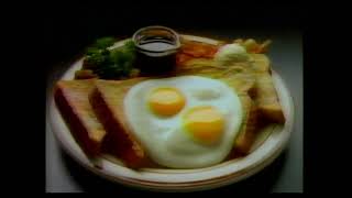 Dennys French Grand Slam TV Commercial NBC Channel 4 Los Angeles February 1988