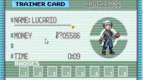 Pokemon Emerald Gameshark codes for VBA