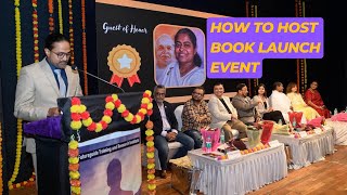 How to host event | Book Launch | Anchor.Sushil Atre #emcee #corporateemcee #emceemumbai