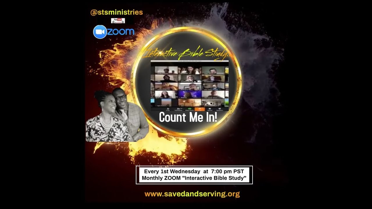 Zoom call-based Bible study every 1st Wednesday - COUNT ME IN!