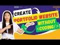 Simple Portfolio Website Without Html CSS and Javascript | Host For Free