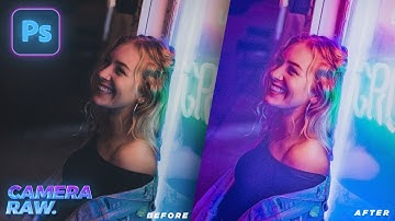 CYBERPUNK Color Effect by using Camera Raw in PHOTOSHOP | Satisfied Official
