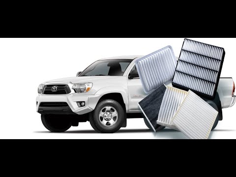 HOW TO CHANGE CABIN AIR FILTER FOR 2006 - 2015 TOYOTA TACOMA - YouTube